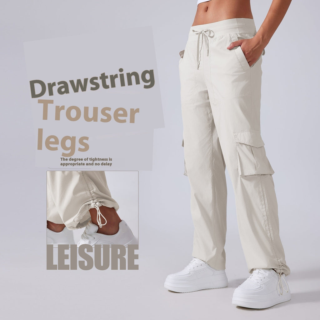 Multi-pocket Wide-leg Workwear Casual Pants