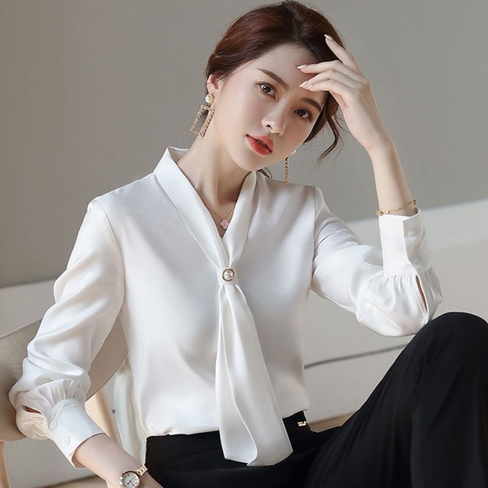 Chiffon White Shirt New Women