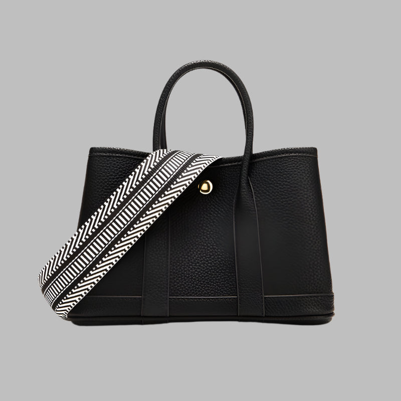 Large Capacity Wide Shoulder Strap Cross Body Bucket Bag