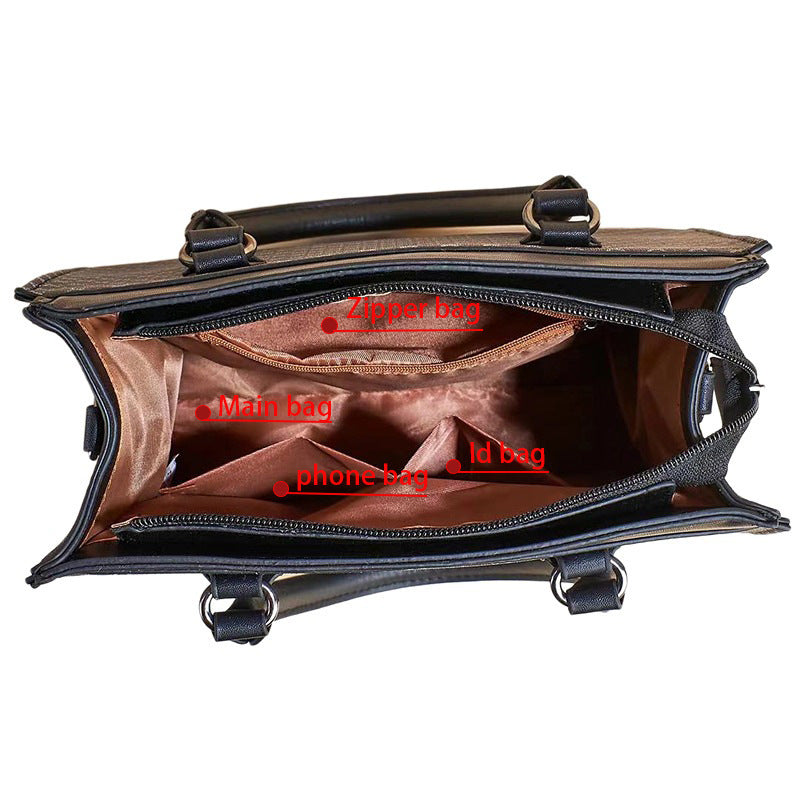 Plaid Women's Bag Suit Large Capacity Fashion