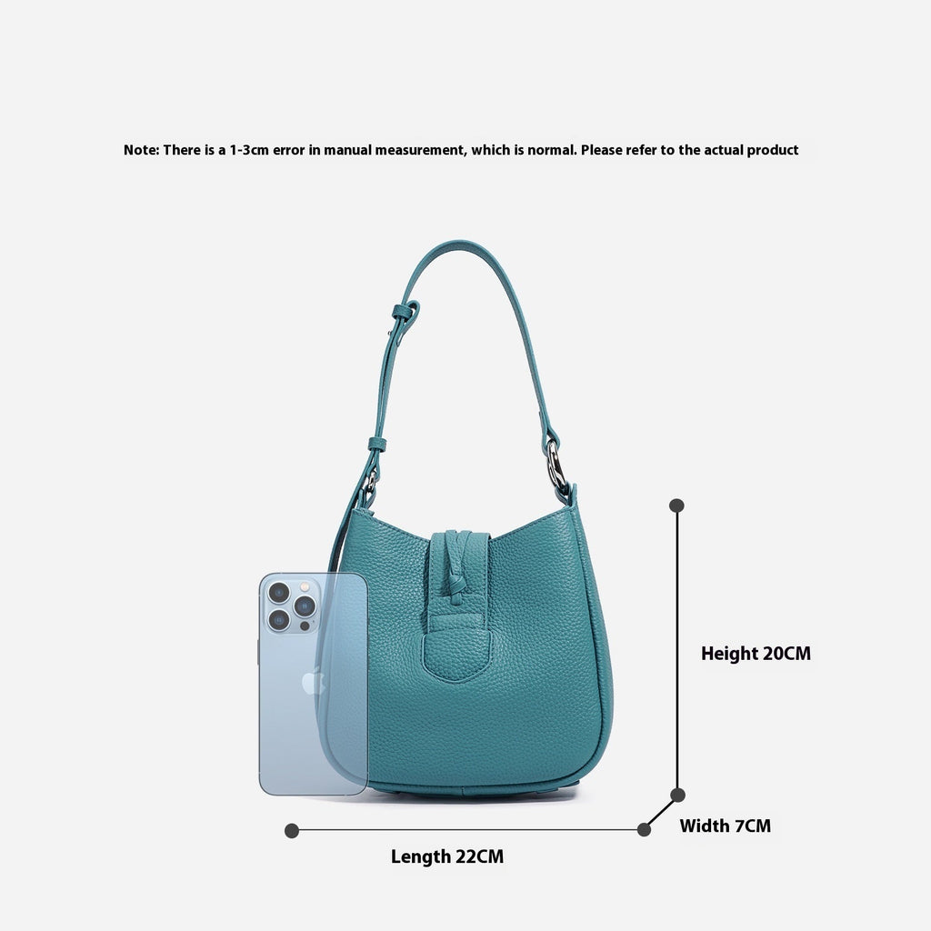 Large Capacity Commuter Soft Leather Handbag Crossbody Bag