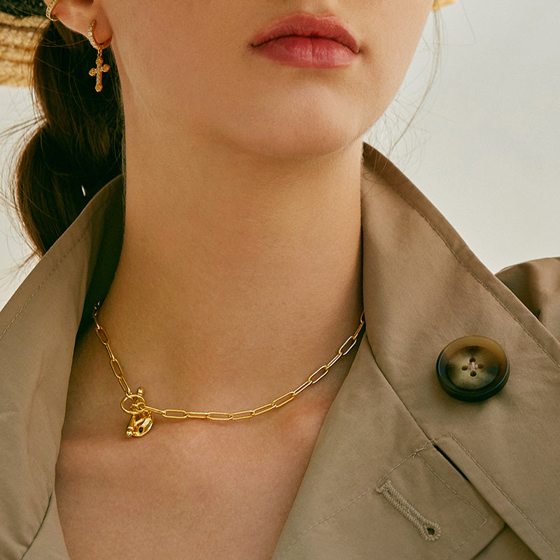 Vintage Accessories 18K Gold Chain Necklace