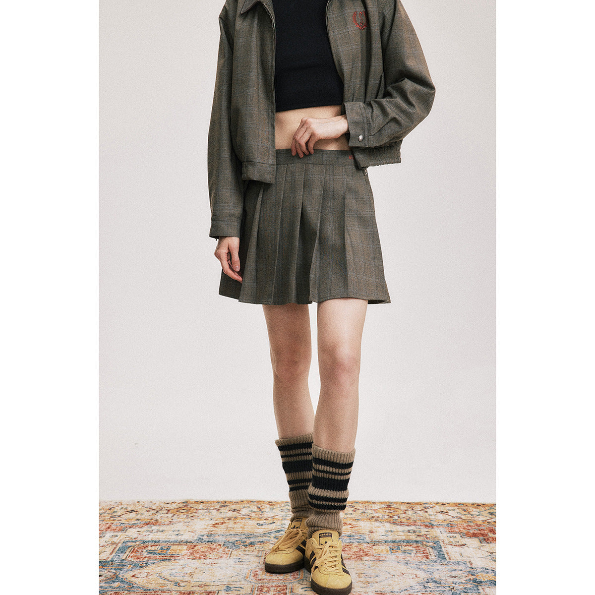 American Preppy Style Sweet Cool Hot Girl JK Skirt