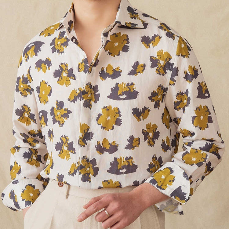 Spring And Summer Thin Draping Breathable Long Sleeves Shirt