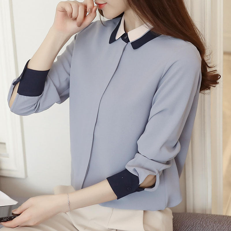 Ladies chiffon shirt