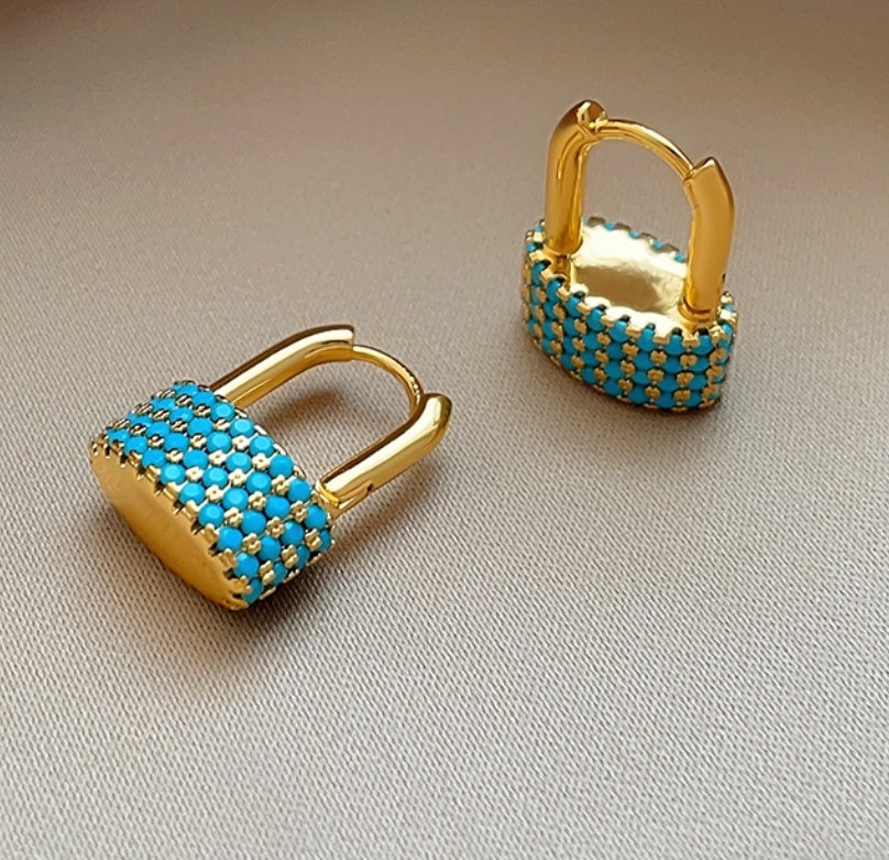 Ethnic Style U-lock Ear Clip Design Earrings