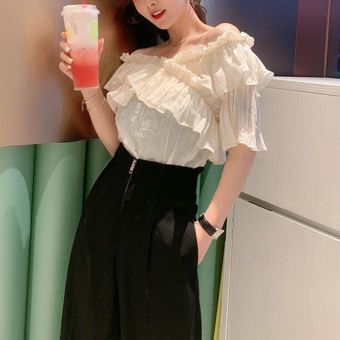 3 Wear a folded chiffon shirt