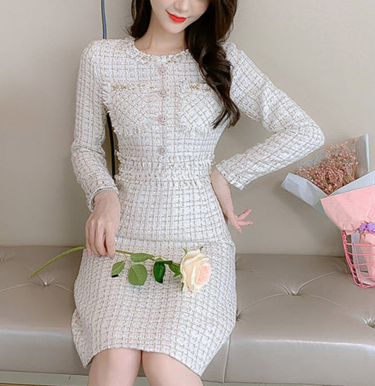 New Spring Autumn Fashion Women Dress Clothes