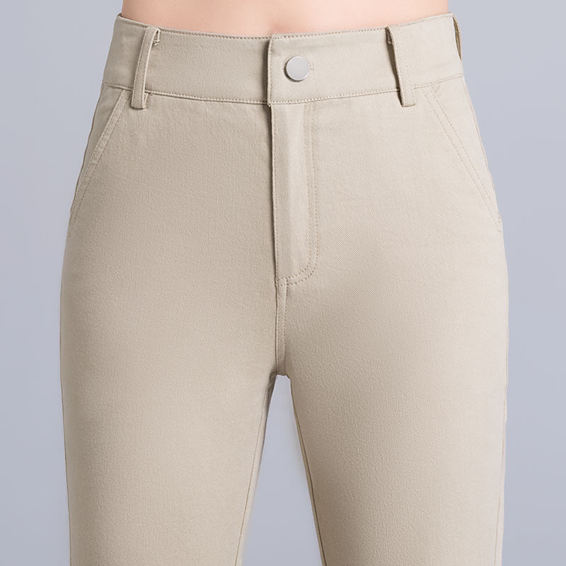 Women's Straight Suit Pants High Waist Slim And Loose Long