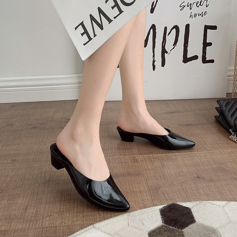 Plastic Breathable Outer Wear Casual Jelly Sandals