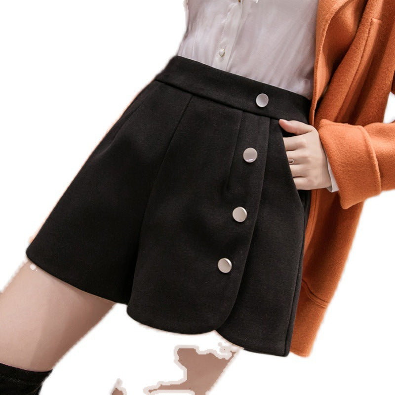 High waist was thin all-match shorts