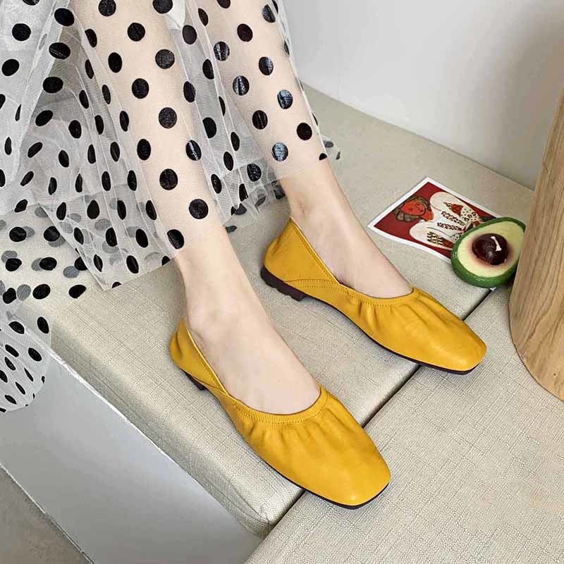 Fairy wind beanie flat shoes