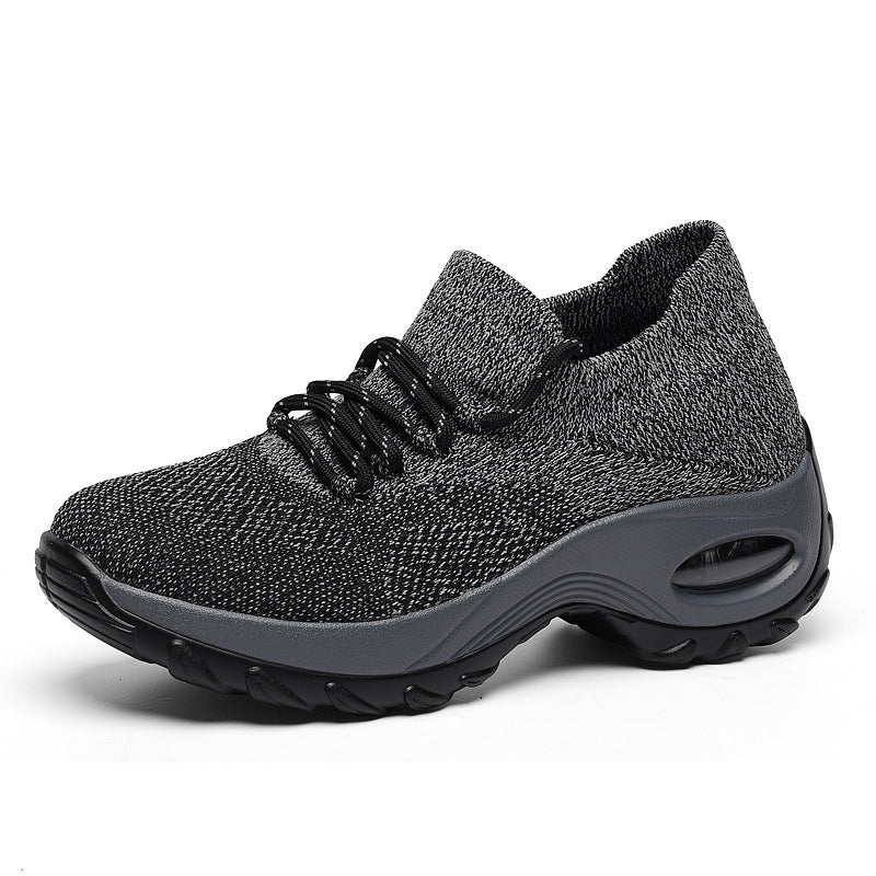 Sports Women Flying Knit Sock Shoes