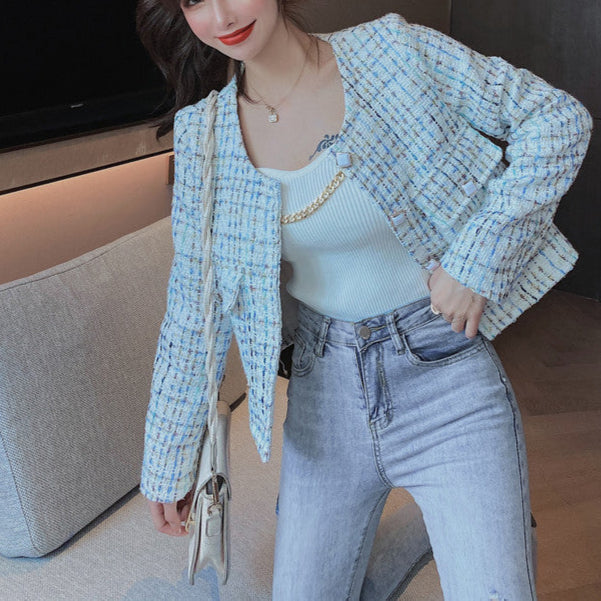 Women's Tweed Short Coat Jacket