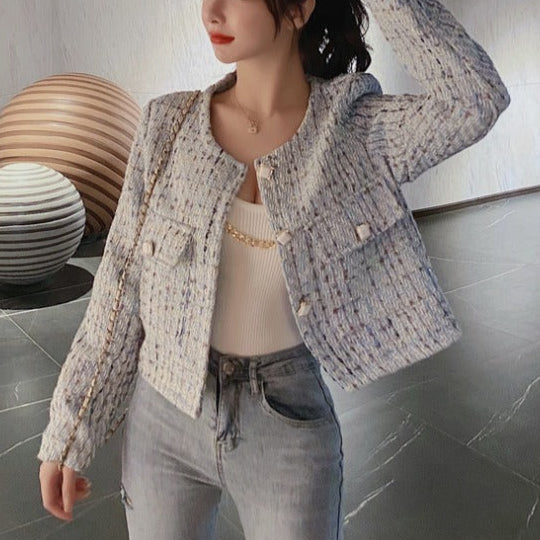 Women's Tweed Short Coat Jacket