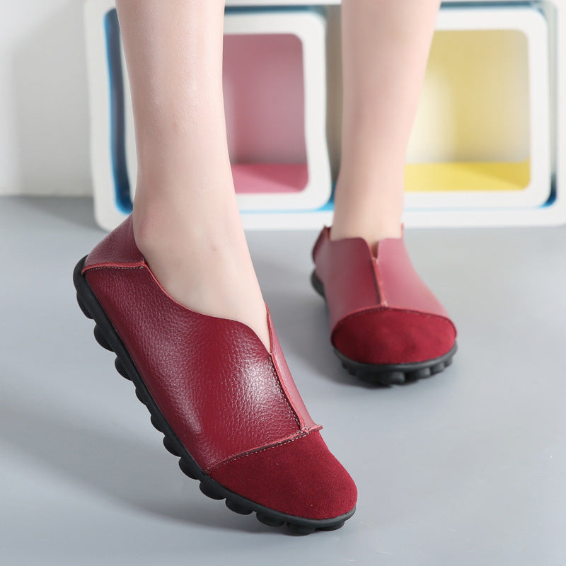 Japanese Mori Women's Single Shoes Flat Heel Casual Shoes