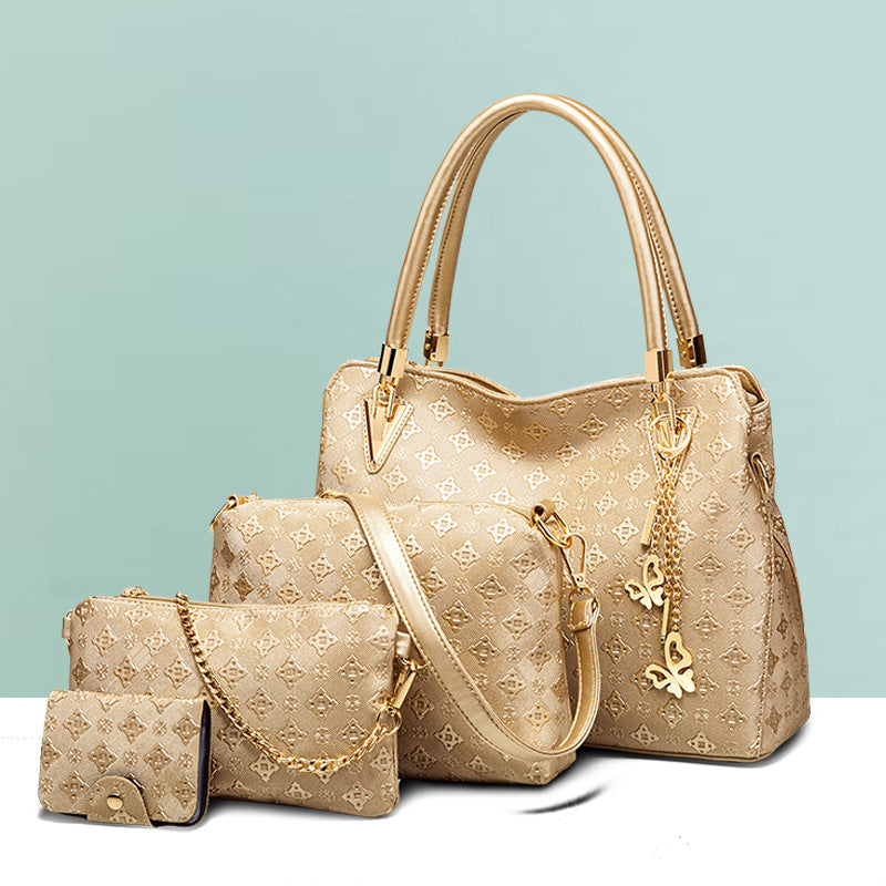 Korean Style Handbag Fashion Western Style Four-Piece Bag Messenger Bag