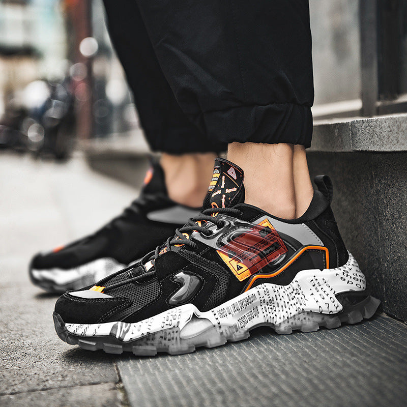 Men's Net Red Breathable Casual Sports Shoes