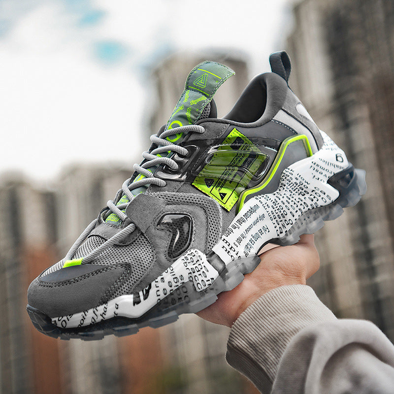 Men's Net Red Breathable Casual Sports Shoes