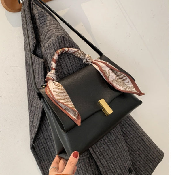 Fashion Messenger Bag Portable Silk Scarf Shoulder Bag Small Square Bag