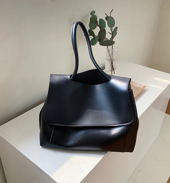 Retro Fashion Soft Leather Messenger Bag Tote