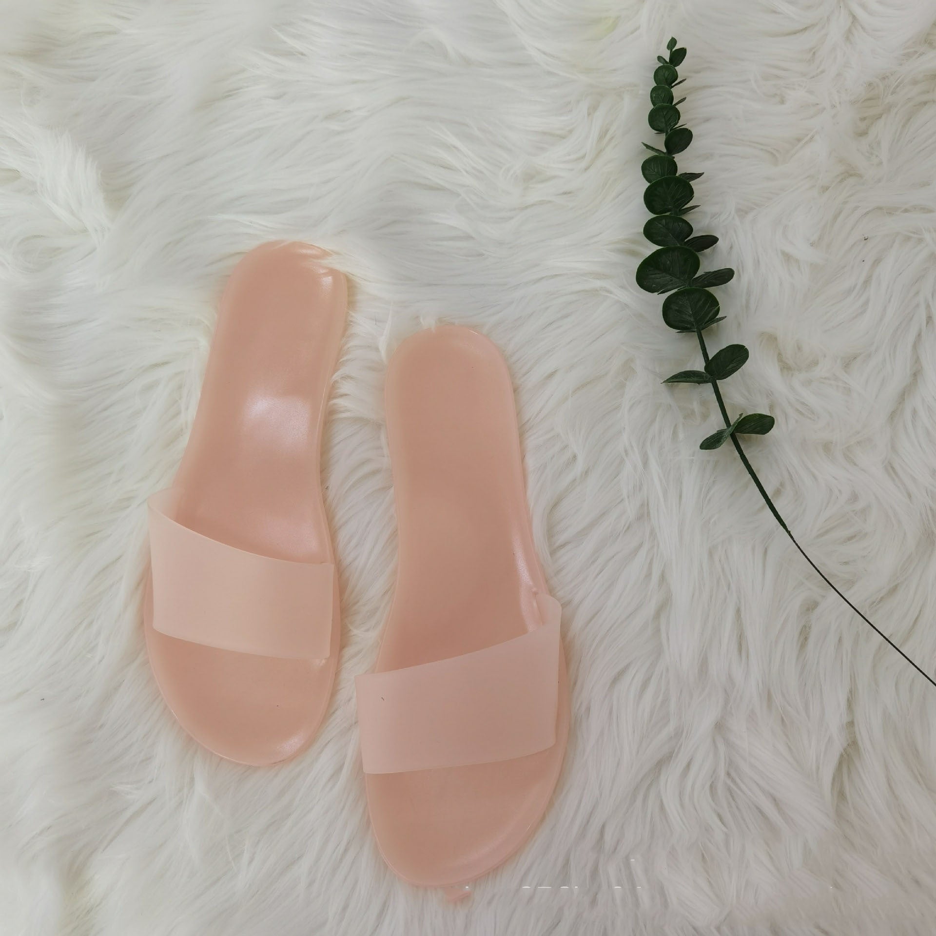 Fashion Simple Jelly Women's Sandals And Slippers