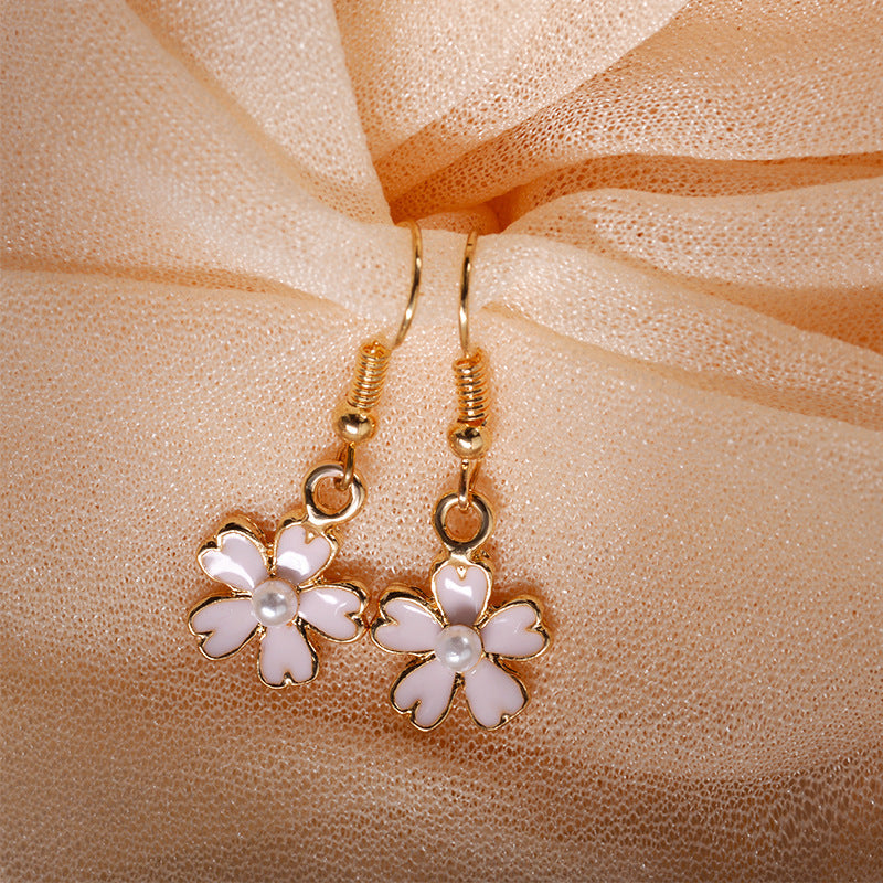 Five-leaf Flower Without Pierced Ears Earring Ear Clip