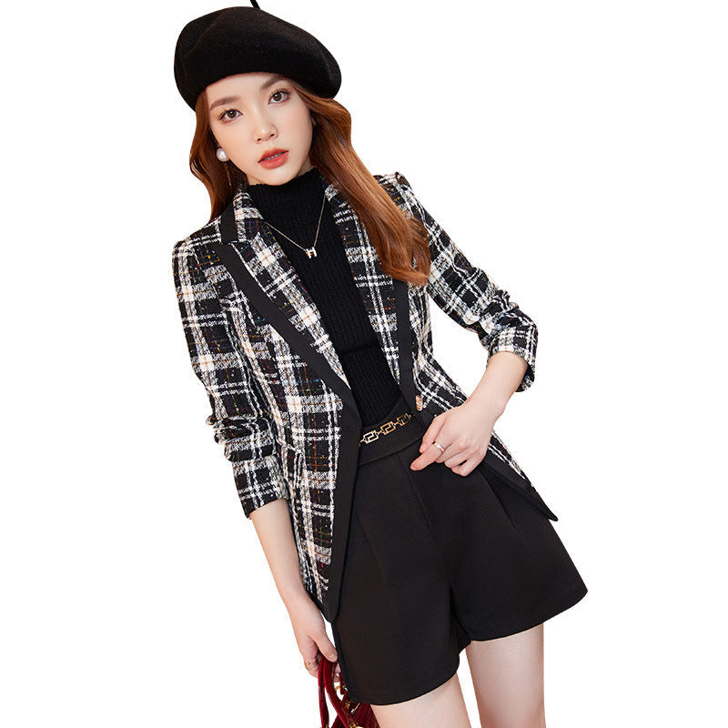 Professional Tweed Workwear Blazer