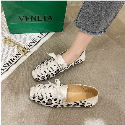 Peas Shoes Women's Autumn New One-legged Lazy