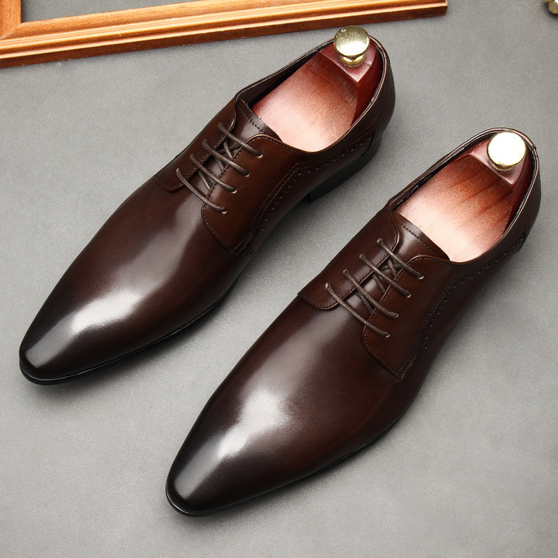 Men's Lace-up Formal Shoes Black Work