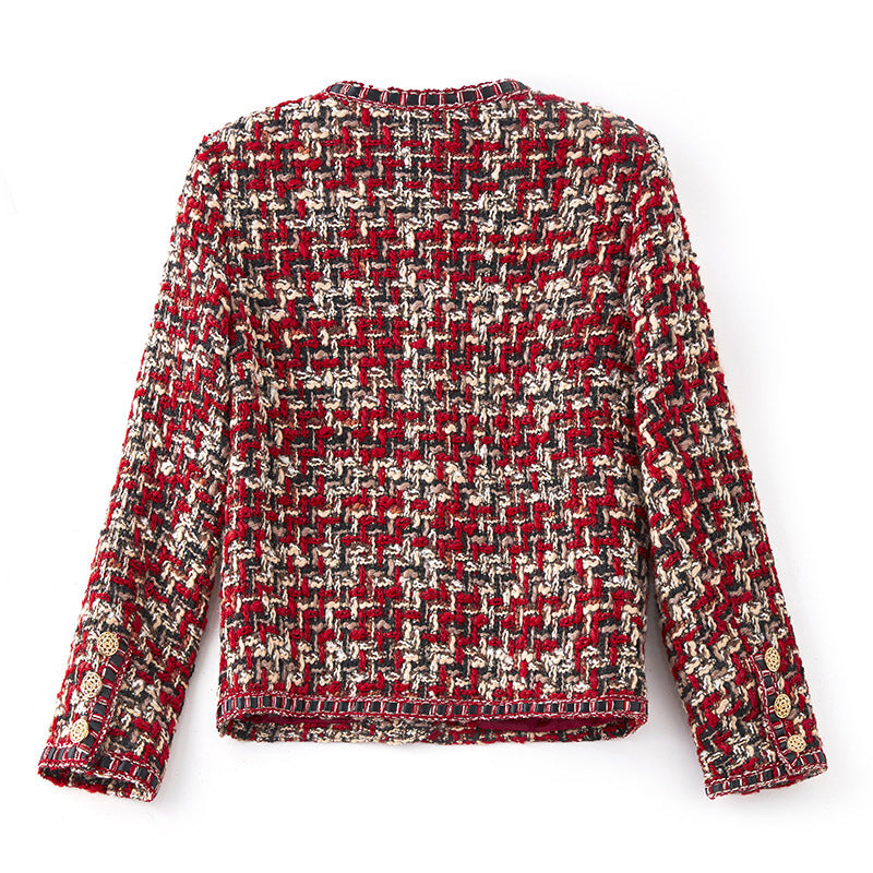 Celebrity Red Celebrity Xiaoxiang Tweed Short Jacket