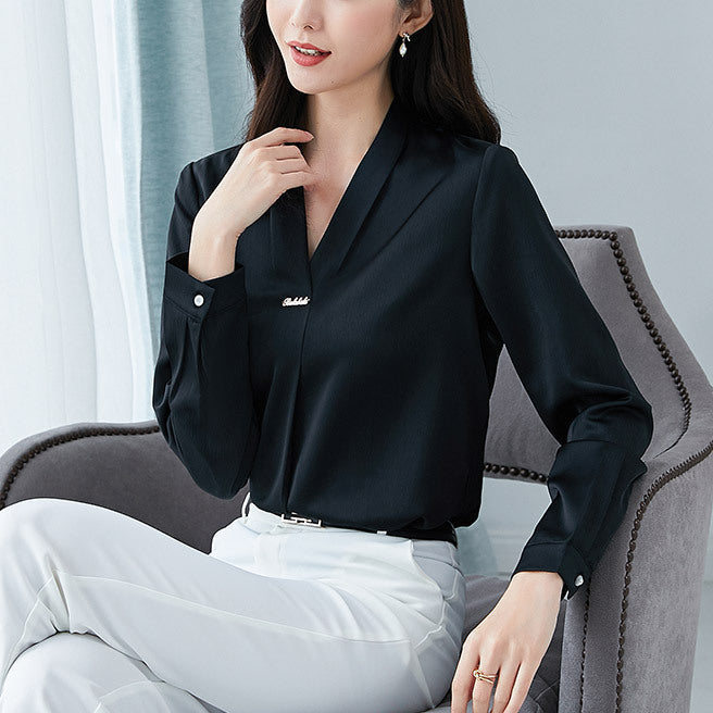 Loose top chiffon shirt