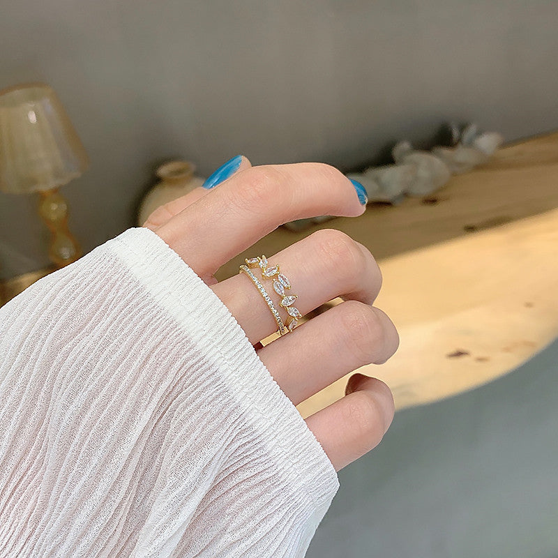 Women's Fashion Personalized Opening Adjustable Ring