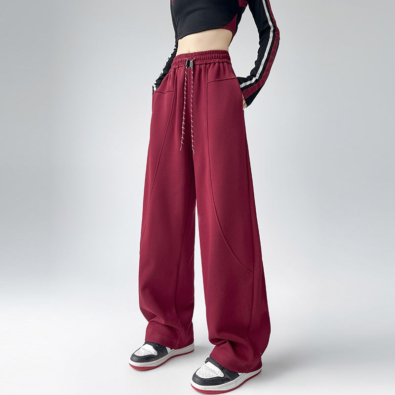 Ankela Casual Sweatpants Fleece-lined Thickened