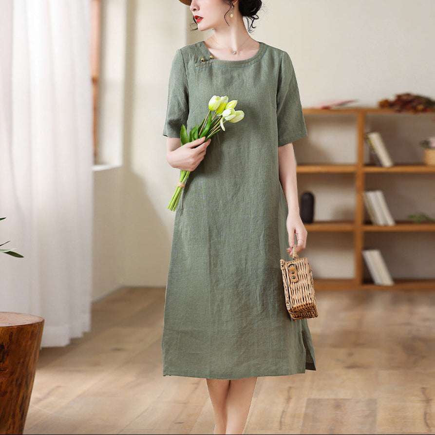 Women's Loose And Slim Mid-length A-line Skirt