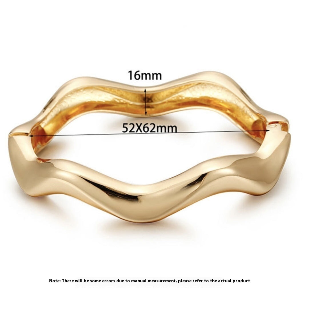 Irregular Shaped Affordable Luxury Fashion Bracelet