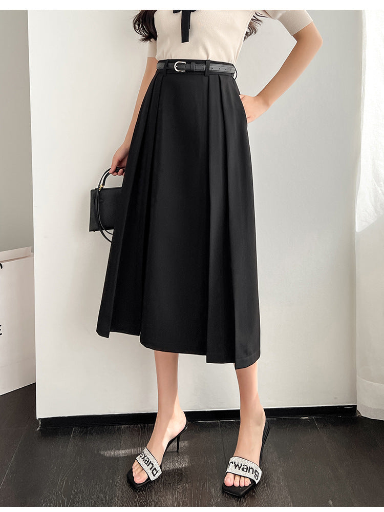 High Waisted A-line Large Swing Skirt