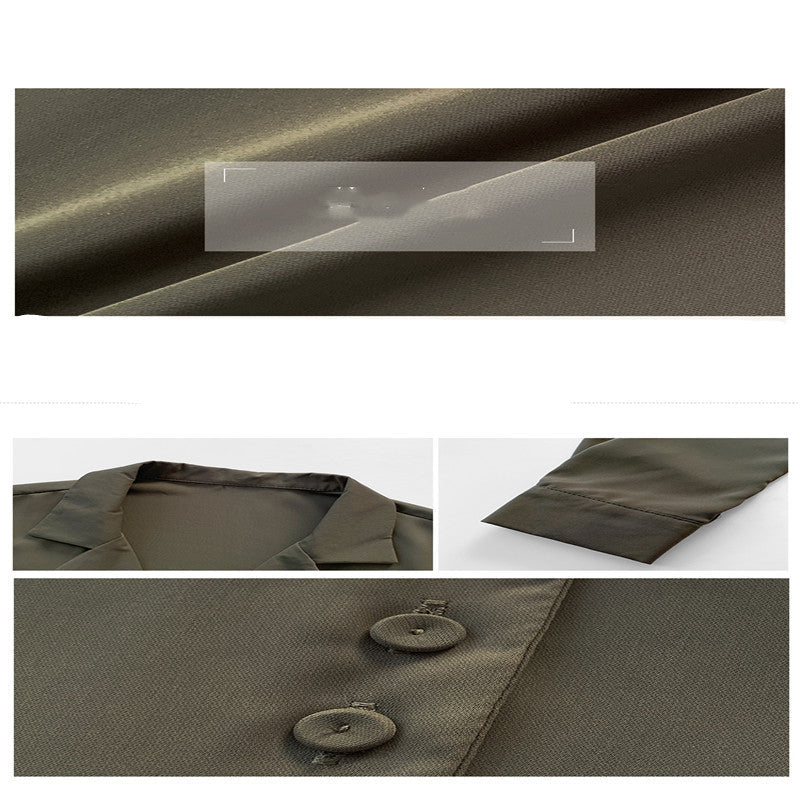 Korean Chiffon Shirt Lady Temperament Design Niche