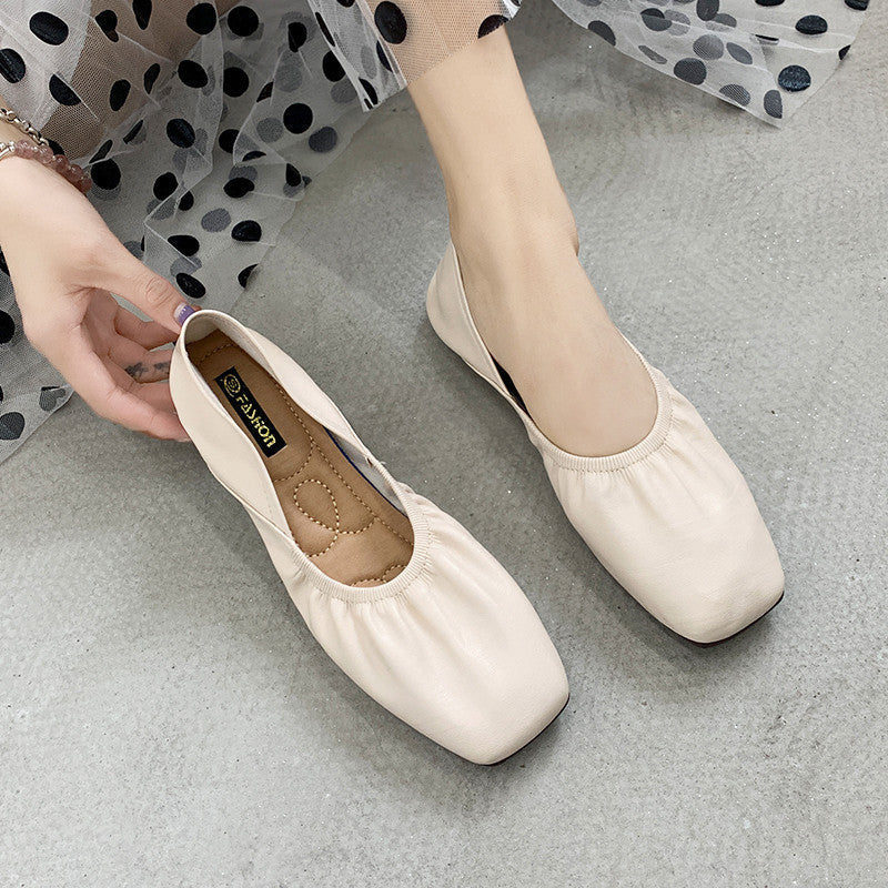 Fairy wind beanie flat shoes