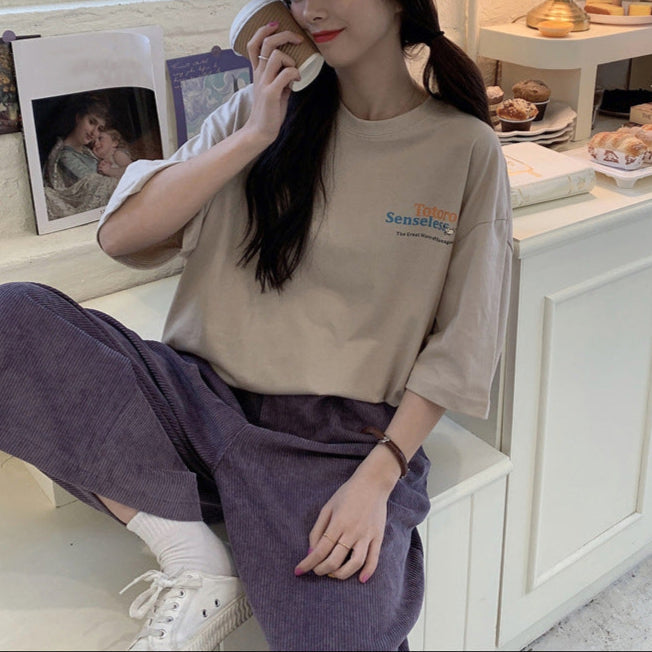 Women's printed short sleeve t-shirt