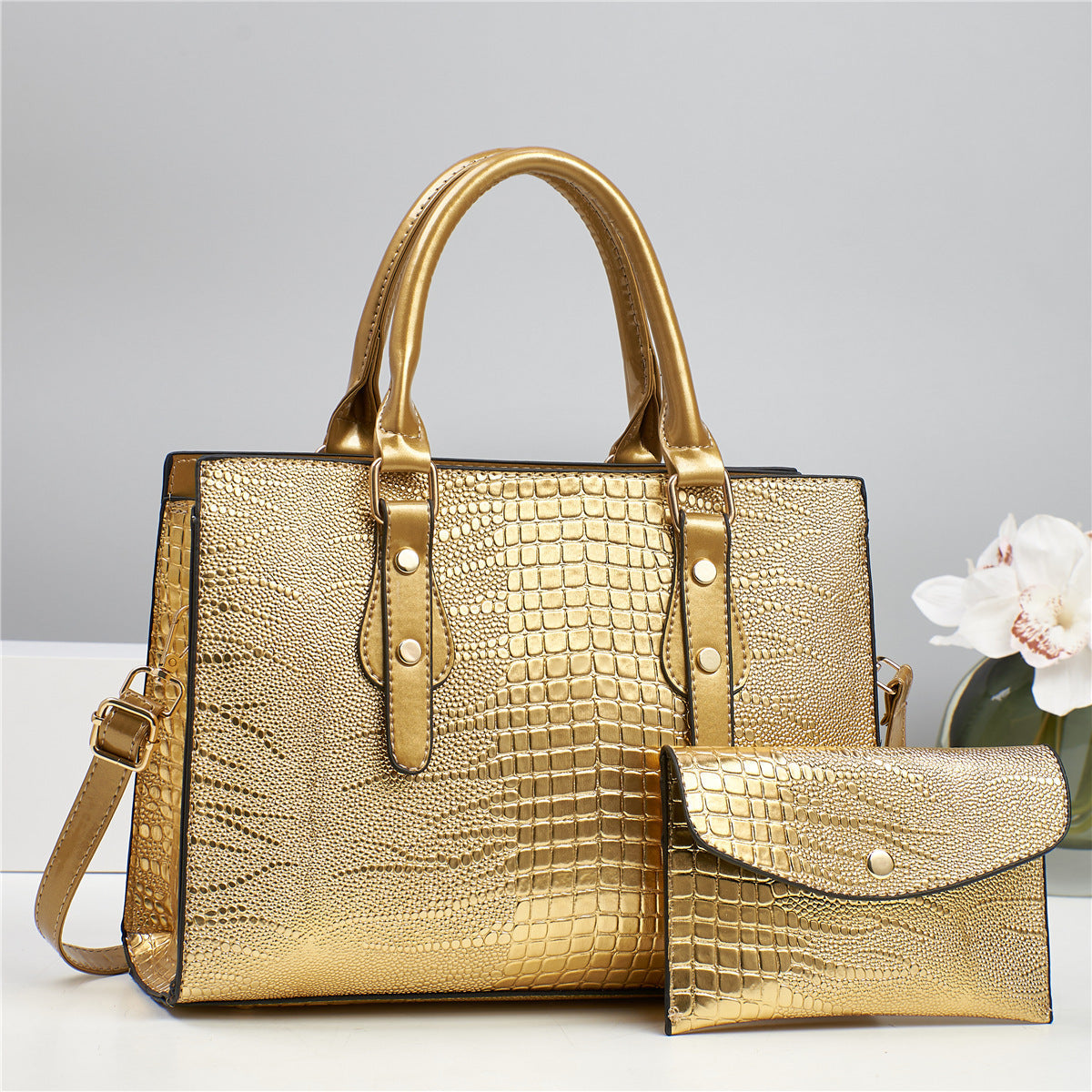 European And American New Commuter Shoulder Portable Crossbody Two-piece Bag