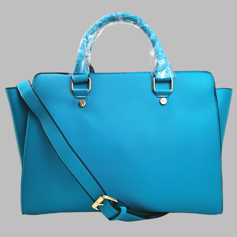 Smiley cross pattern shoulder bag