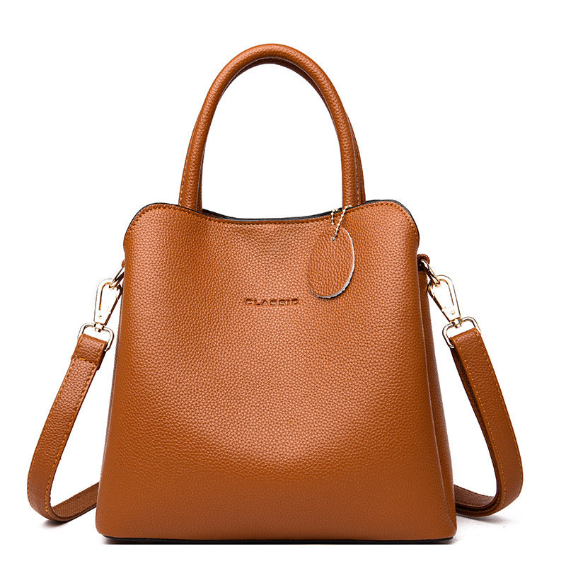 Soft leather handbag
