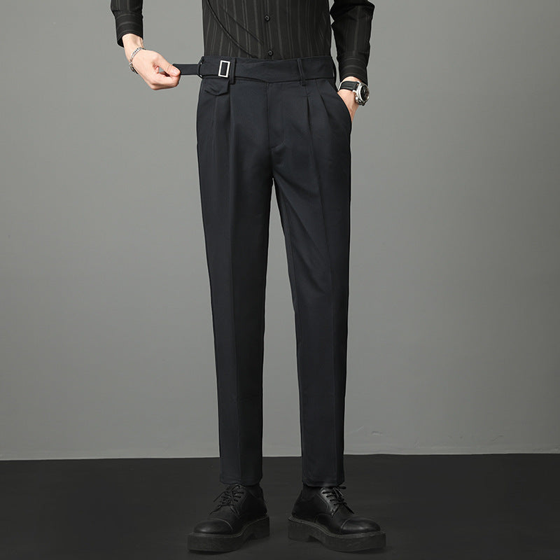 Autumn Men's Suit Pants Slim Fit