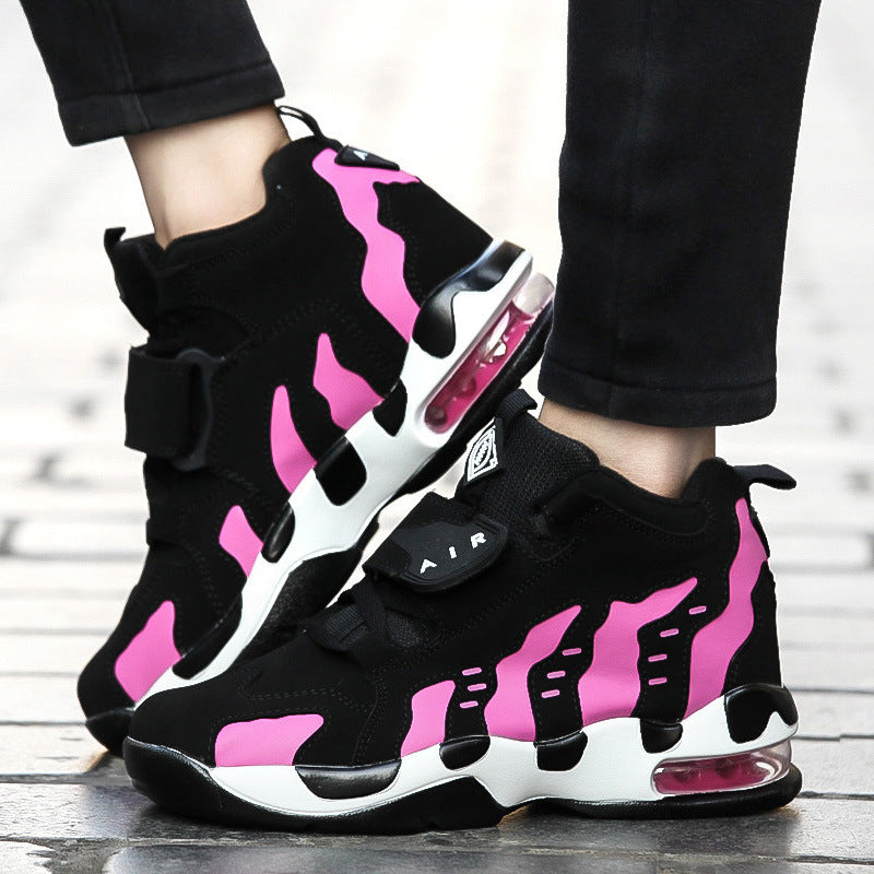 Increased female shoes cushion cow running shoes sports shoes classic trend of Korea