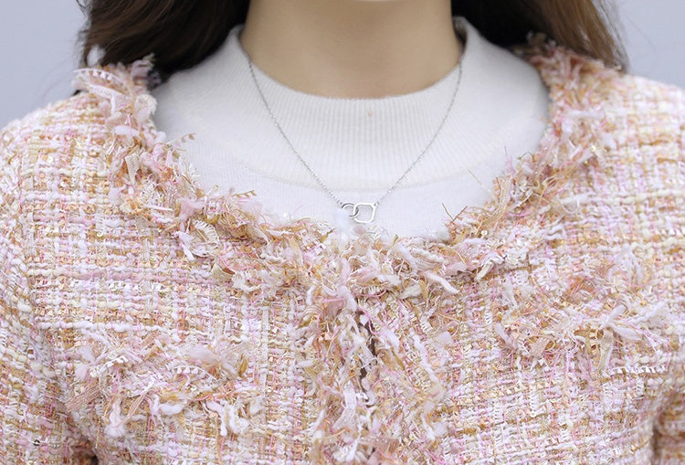 Temperament Tweed Skirt Set