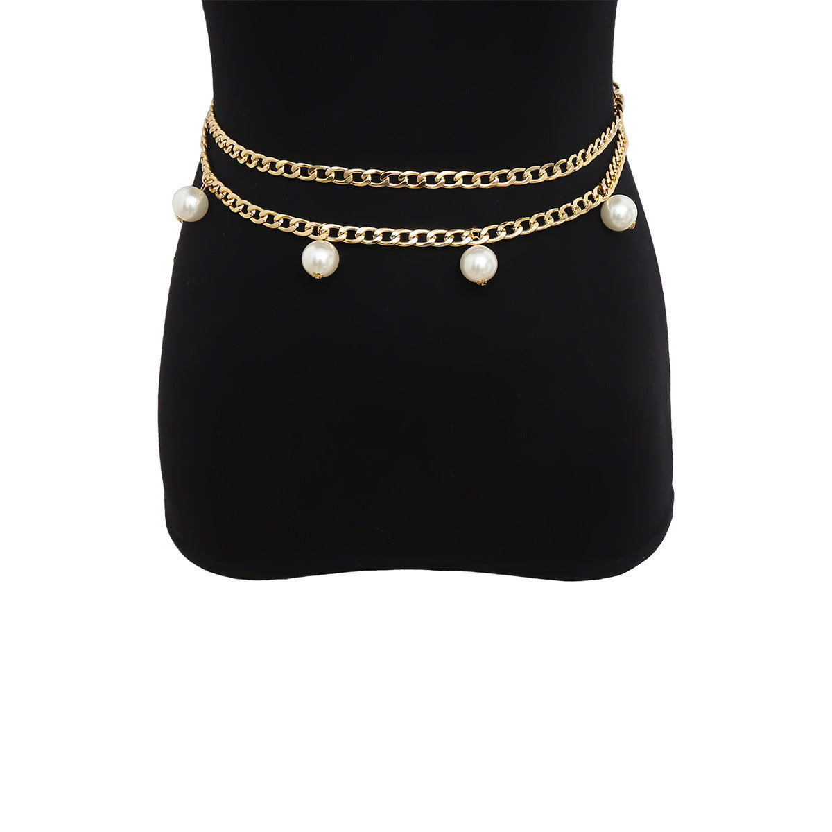 Geometric wild body waist chain