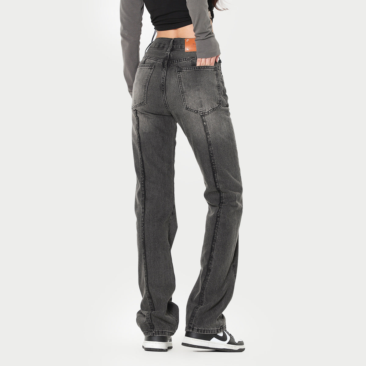 American High Street Women Washed Retro Jeans