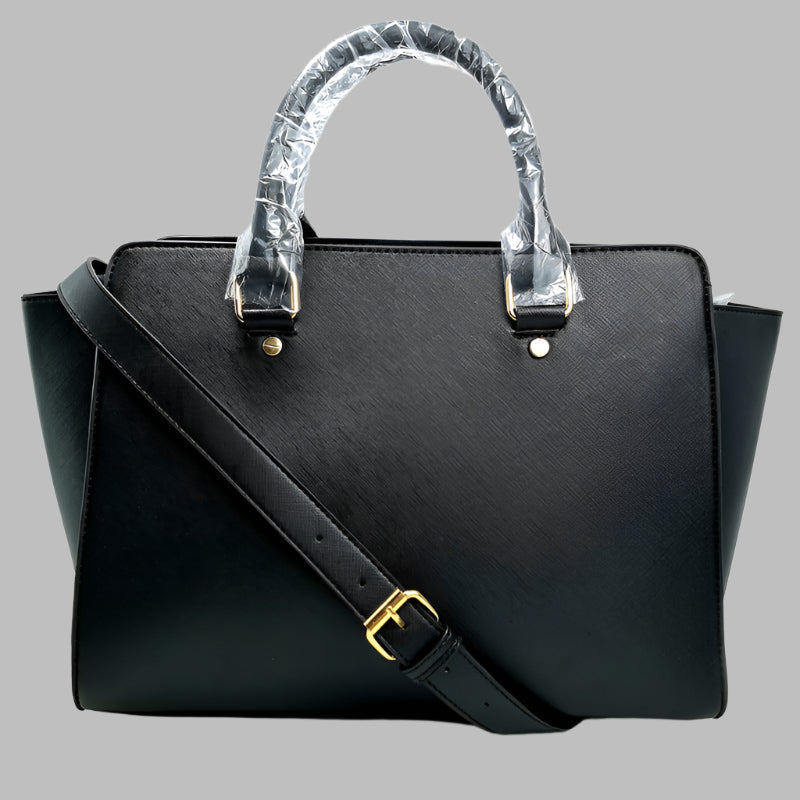 Smiley cross pattern shoulder bag