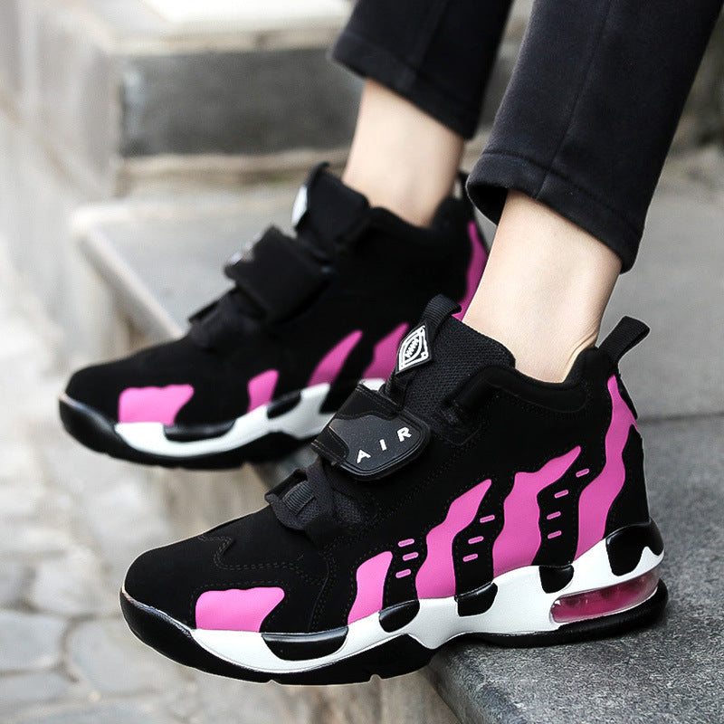 Increased female shoes cushion cow running shoes sports shoes classic trend of Korea